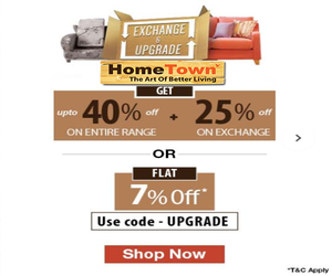 Shop your home upgrade online at HomeTown.in