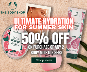 The Body Shop, Your one stop-shop for  cosmetics, skin care and perfume.